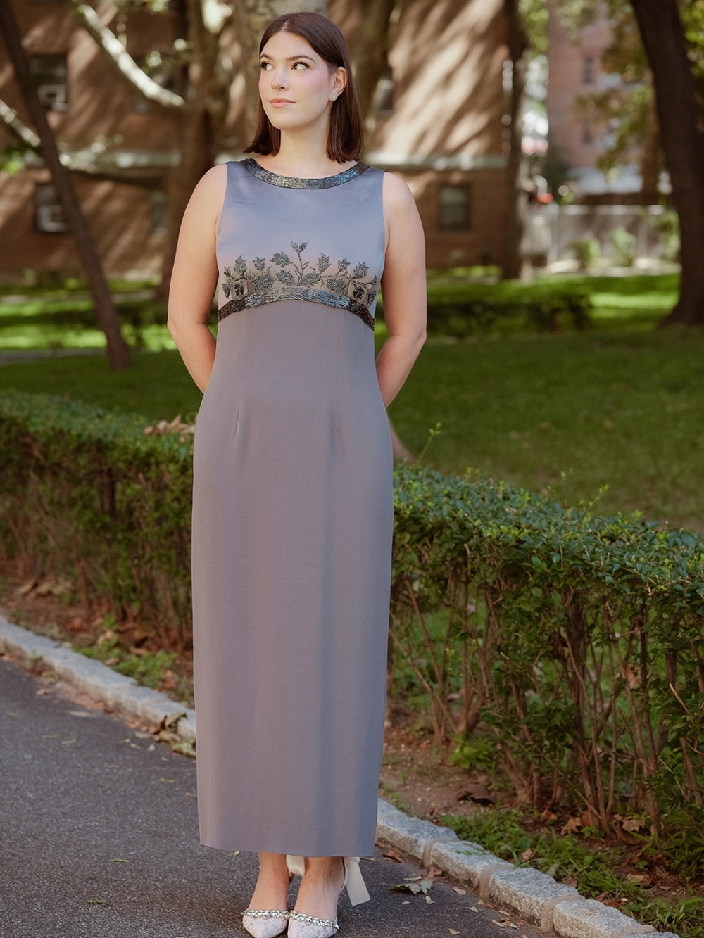 Jovani beaded formal gown